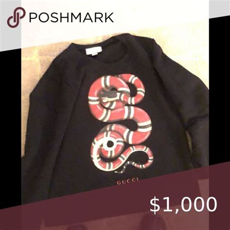 gucci sweater snake replica|gucci crew neck sweatshirt.